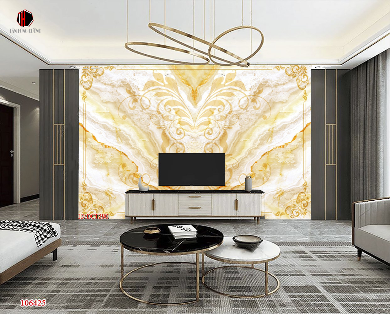 Top 50+ Mẫu Tấm pvc vân đá đối xứng đẹp nhất 2024 9 DCT281