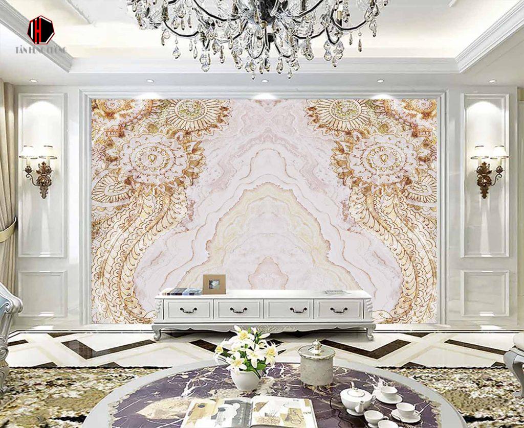 Báo Giá Thi Công Tấm Nhựa Giả Đá | Tấm pvc vân đá Ốp Tường Bao Nhiêu Tiền 1M2 40 DLS 001