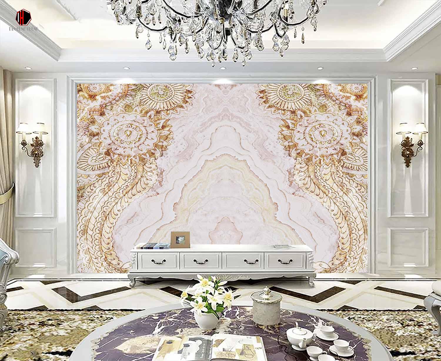 Top 50+ Mẫu Tấm pvc vân đá đối xứng đẹp nhất 2024 21 DLS 001