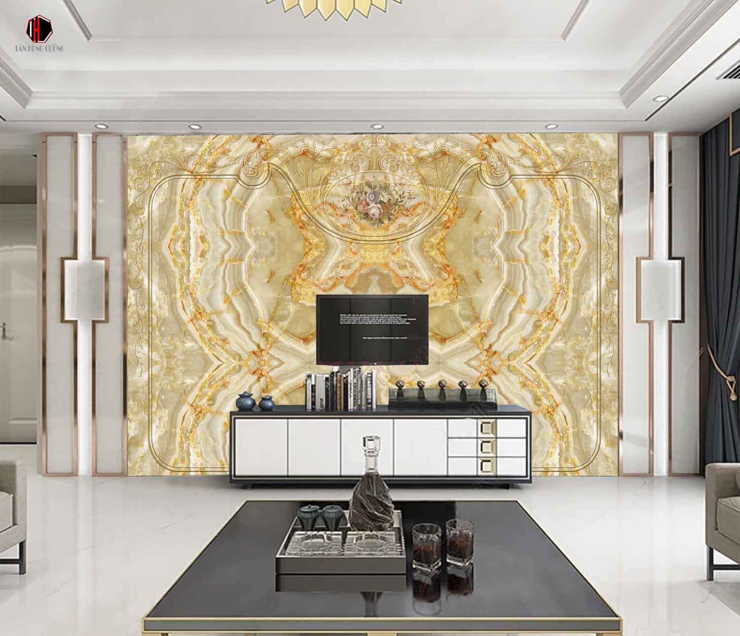 Top 50+ Mẫu Tấm pvc vân đá đối xứng đẹp nhất 2024 26 DLS 013