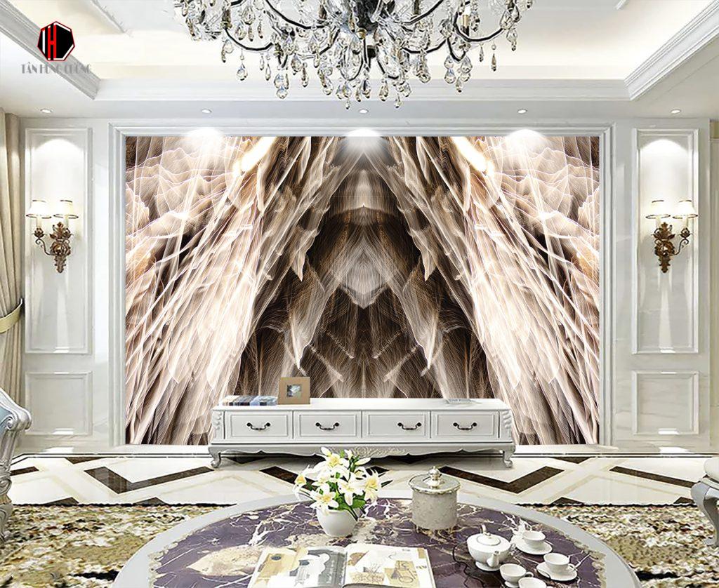 Báo Giá Thi Công Tấm Nhựa Giả Đá | Tấm pvc vân đá Ốp Tường Bao Nhiêu Tiền 1M2 37 TG069