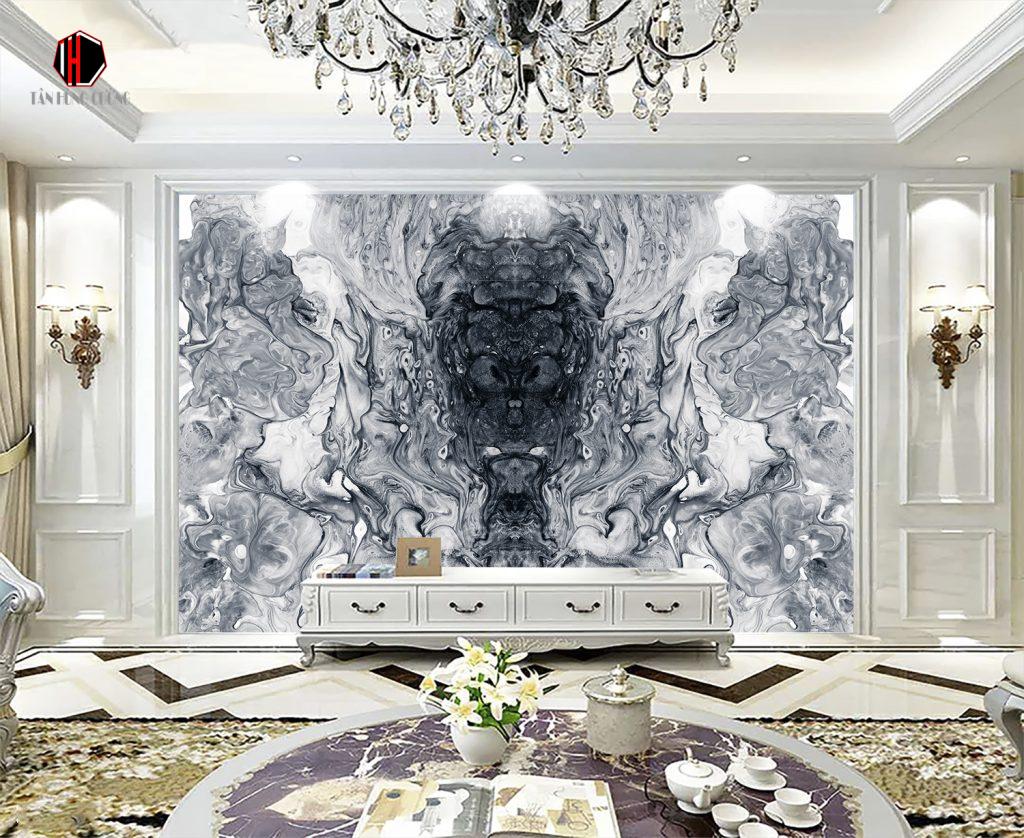 Báo Giá Thi Công Tấm Nhựa Giả Đá | Tấm pvc vân đá Ốp Tường Bao Nhiêu Tiền 1M2 35 TG100