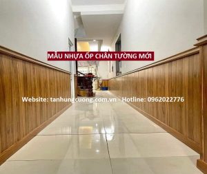 【Báo giá】Tấm nhựa ốp chân tường - Top 33+Mẫu đẹp nhất 2024 8 op chan tuong nhua 16 1