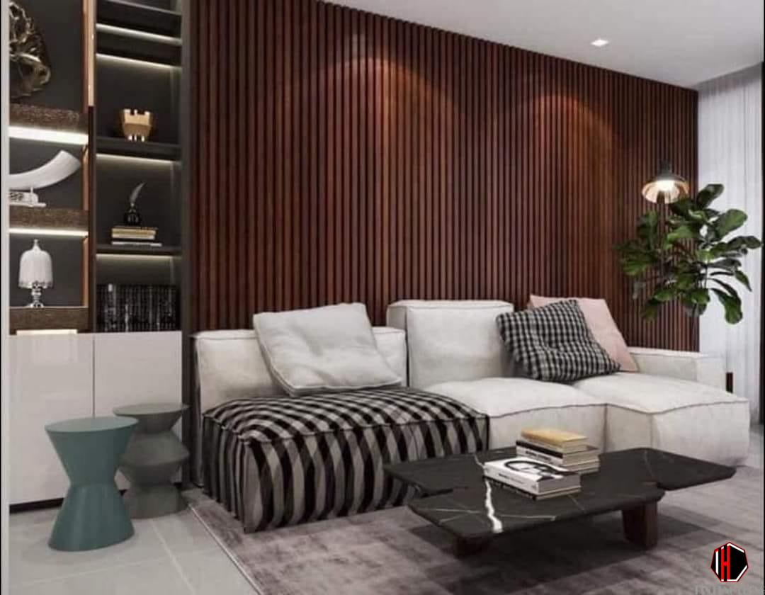 50+ Mẫu phòng khách ốp nhựa Pvc, Tấm trang trí đẹp nhất 2024 18 op tuong nhua phong khach 11