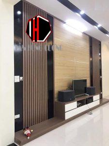 Mẫu Vách tivi lam sóng đẹp - Báo Giá và địa chỉ thi công uy tín 18 vach tivi lam song 3 1