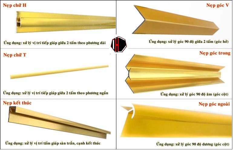 Báo Giá Thi Công Tấm Nhựa Giả Đá | Tấm pvc vân đá Ốp Tường Bao Nhiêu Tiền 1M2 16 Nẹp Xử lý vị trí tiếp giáp giữa các tấm vân đá