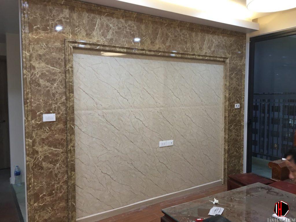 Báo Giá Thi Công Tấm Nhựa Giả Đá | Tấm pvc vân đá Ốp Tường Bao Nhiêu Tiền 1M2 72 phu kien phao chi tam van da 23