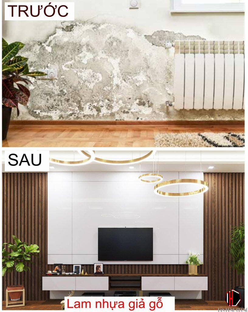 Báo Giá Thi Công Tấm Nhựa Giả Đá | Tấm pvc vân đá Ốp Tường Bao Nhiêu Tiền 1M2 65 phu kien phao chi tam van da 29