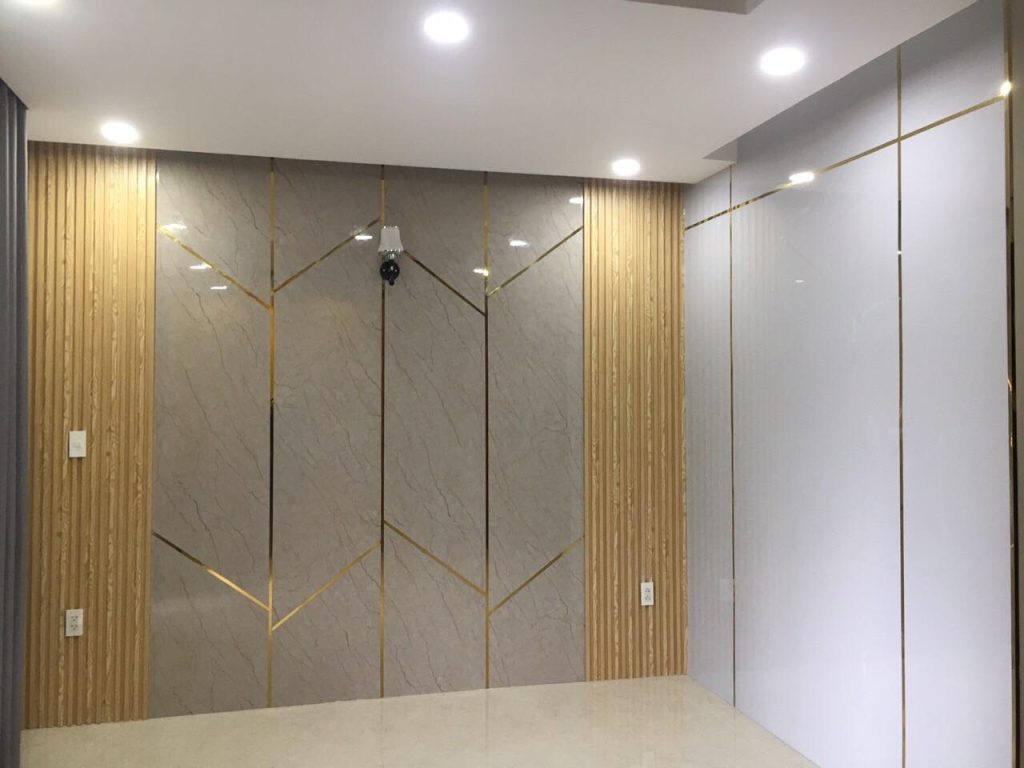 Báo Giá Thi Công Tấm Nhựa Giả Đá | Tấm pvc vân đá Ốp Tường Bao Nhiêu Tiền 1M2 74 tam nhua pvc op tuong hung yen 2