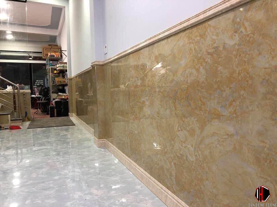 Báo Giá Thi Công Tấm Nhựa Giả Đá | Tấm pvc vân đá Ốp Tường Bao Nhiêu Tiền 1M2 55 thi cong tam nhua gia da 10