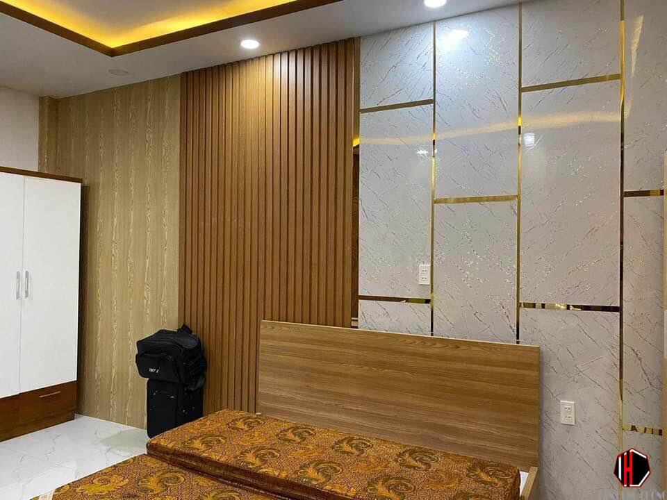 Báo Giá Thi Công Tấm Nhựa Giả Đá | Tấm pvc vân đá Ốp Tường Bao Nhiêu Tiền 1M2 56 thi cong tam nhua gia da 12