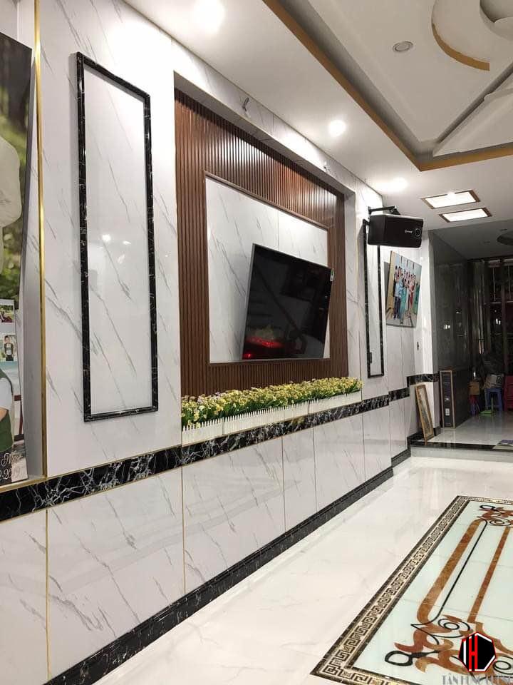 Báo Giá Thi Công Tấm Nhựa Giả Đá | Tấm pvc vân đá Ốp Tường Bao Nhiêu Tiền 1M2 48 thi cong tam nhua gia da 17