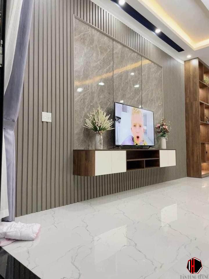 Báo Giá Thi Công Tấm Nhựa Giả Đá | Tấm pvc vân đá Ốp Tường Bao Nhiêu Tiền 1M2 50 thi cong tam nhua gia da 18