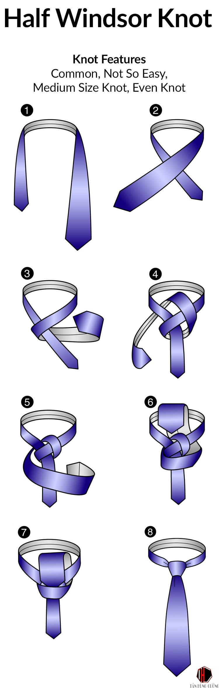 Hướng dẫn 4 cách thắt cà vạt nổi tiếng nhất mọi thời đại