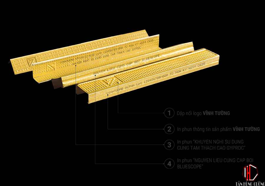 Tiêu chuẩn khoảng cách khung xương vách thạch cao