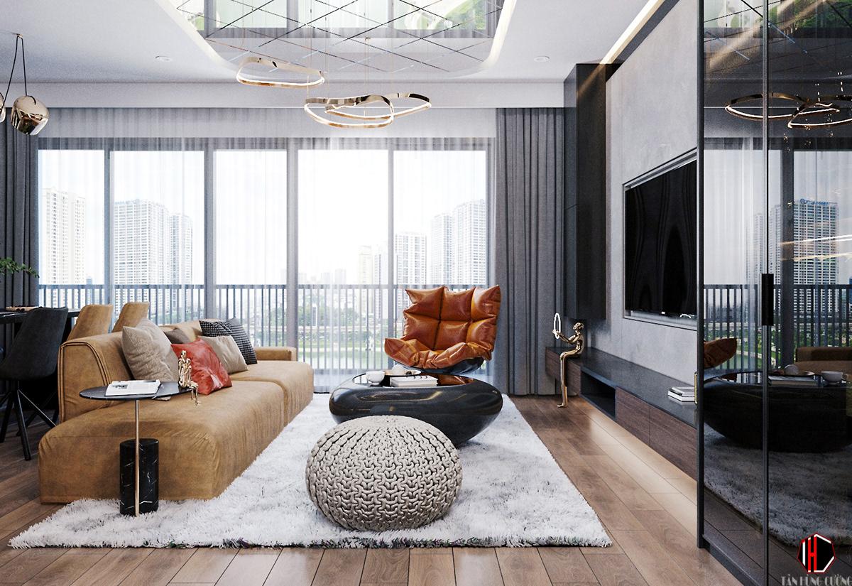 Thi công nội thất chung cư uy tín và chất lượng tại Tân Hùng Cường